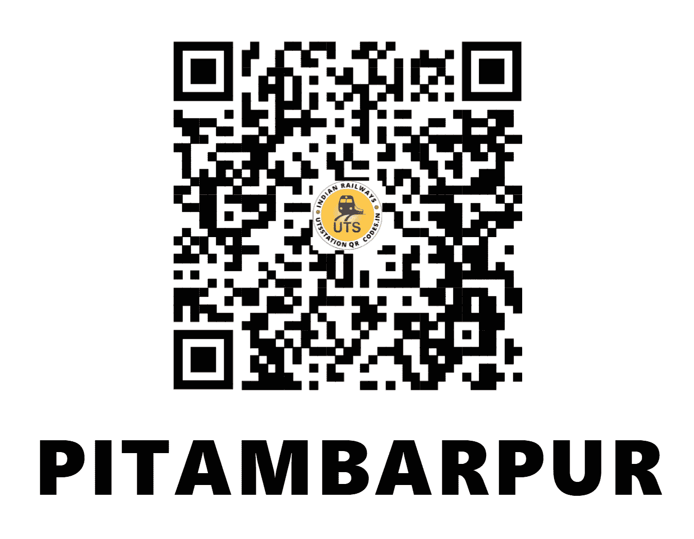 UTS QR Code for PITAMBARPUR - PMR - NR (UTTAR PRADESH)